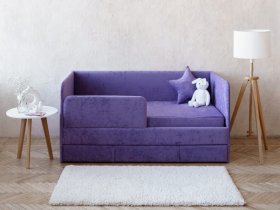 Диван-кровать Happy (сиреневый) в Хорошем - horoshee.mebel-nsk.ru | фото