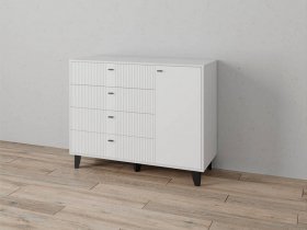 Комод «Катрин-13» (белый/белый снег) в Хорошем - horoshee.mebel-nsk.ru | фото