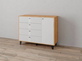 Комод «Катрин-13» (дуб крафт золотой/карбон фарфор) в Хорошем - horoshee.mebel-nsk.ru | фото