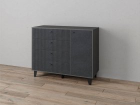 Комод «Катрин-13» (графит/гранит лофт) в Хорошем - horoshee.mebel-nsk.ru | фото