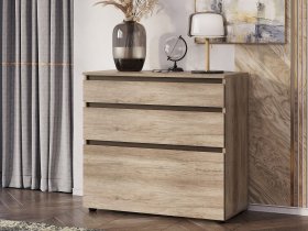 Комод КМ-01 Энигма (венге/дуб каньон) в Хорошем - horoshee.mebel-nsk.ru | фото
