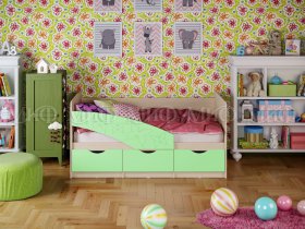 Кровать детская Бабочки 1,8 м в Хорошем - horoshee.mebel-nsk.ru | фото