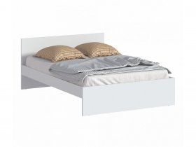 Кровать двуспальная 1,4м Бруклин СБ-3353 (белый) в Хорошем - horoshee.mebel-nsk.ru | фото