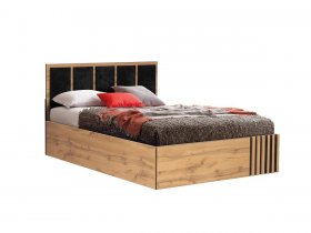 Кровать двуспальная с подъем. мех. 1,6 м Либерти 51.20 в Хорошем - horoshee.mebel-nsk.ru | фото