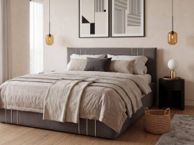 Кровать двуспальная 1,6м с подъем. мех. Леванте в Хорошем - horoshee.mebel-nsk.ru | фото