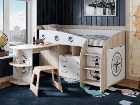 Кровать комбинированная «Немо» в Хорошем - horoshee.mebel-nsk.ru | фото