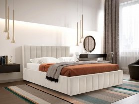 Кровать мягкая 1,4 Вена стандарт, вар.2 в Хорошем - horoshee.mebel-nsk.ru | фото