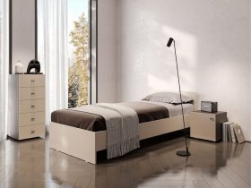 Кровать односпальная 0,9м Гиза в Хорошем - horoshee.mebel-nsk.ru | фото