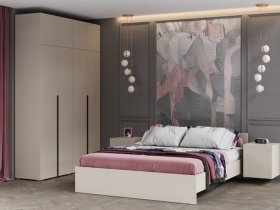 Модульная спальня Айри (кашемир) в Хорошем - horoshee.mebel-nsk.ru | фото
