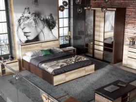 Модульная спальня Берген в Хорошем - horoshee.mebel-nsk.ru | фото