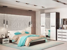 Модульная спальня Ким в Хорошем - horoshee.mebel-nsk.ru | фото