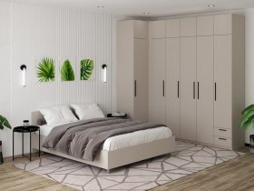 Модульная спальня «Верона» (сатин) в Хорошем - horoshee.mebel-nsk.ru | фото