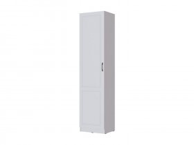Пенал Апполия гостиная (белый/белый дуб) в Хорошем - horoshee.mebel-nsk.ru | фото