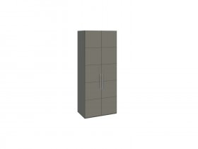 Шкаф для одежды с 2 дверями Наоми (джут/фон серый) СМ-208.07.03 в Хорошем - horoshee.mebel-nsk.ru | фото