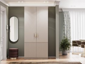 Шкаф двухстворчатый Эккервуд (Нью) (меланж) в Хорошем - horoshee.mebel-nsk.ru | фото
