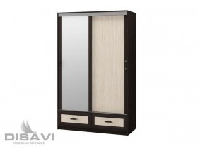 Шкаф-купе 2-х створчатый 1.3м Модерн в Хорошем - horoshee.mebel-nsk.ru | фото