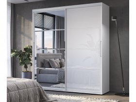 Шкаф-купе Крафт-6 2,0м (белый) в Хорошем - horoshee.mebel-nsk.ru | фото