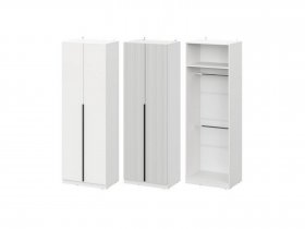 Шкаф ШК-75 Эккервуд (белый) в Хорошем - horoshee.mebel-nsk.ru | фото