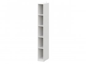 Шкаф-стеллаж ШК-25 Эккервуд (белый) в Хорошем - horoshee.mebel-nsk.ru | фото
