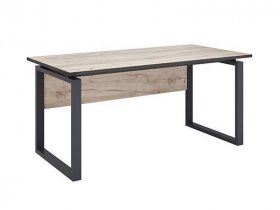 Стол руководителя Ст075.0 Гермес лофт (дуб крафт серый) в Хорошем - horoshee.mebel-nsk.ru | фото