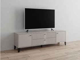 Тумба под ТВ Парус-10 (кашемир/сантьяго софт) в Хорошем - horoshee.mebel-nsk.ru | фото