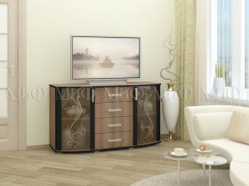 Тумба ТВ (4 ящика) в Хорошем - horoshee.mebel-nsk.ru | фото